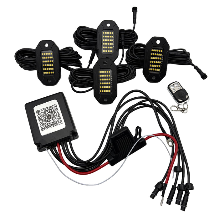 36 LED Plug & Play Extreme Brightness White Rock Light Kit