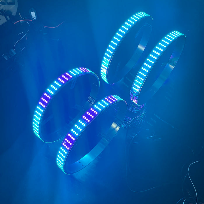 4 ROW RGB (single side) Wheel Lights Kit