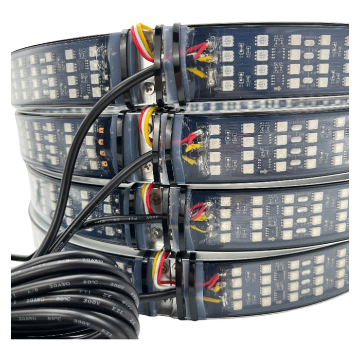 4 ROW RGB (single side) Wheel Lights Kit