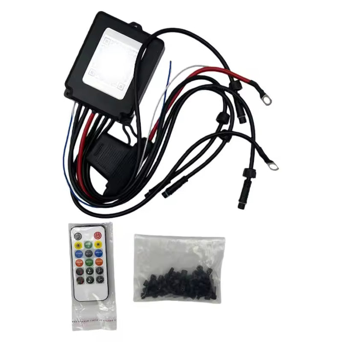 4 ROW RGB (single side) Wheel Lights Kit