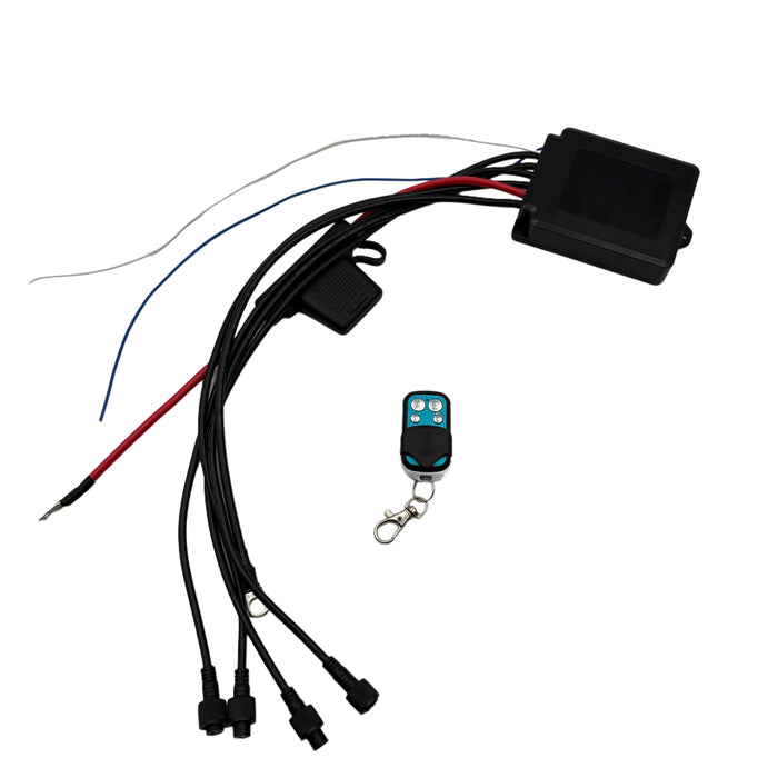 5 ROW WHITE (dual side) Wheel Light Kit