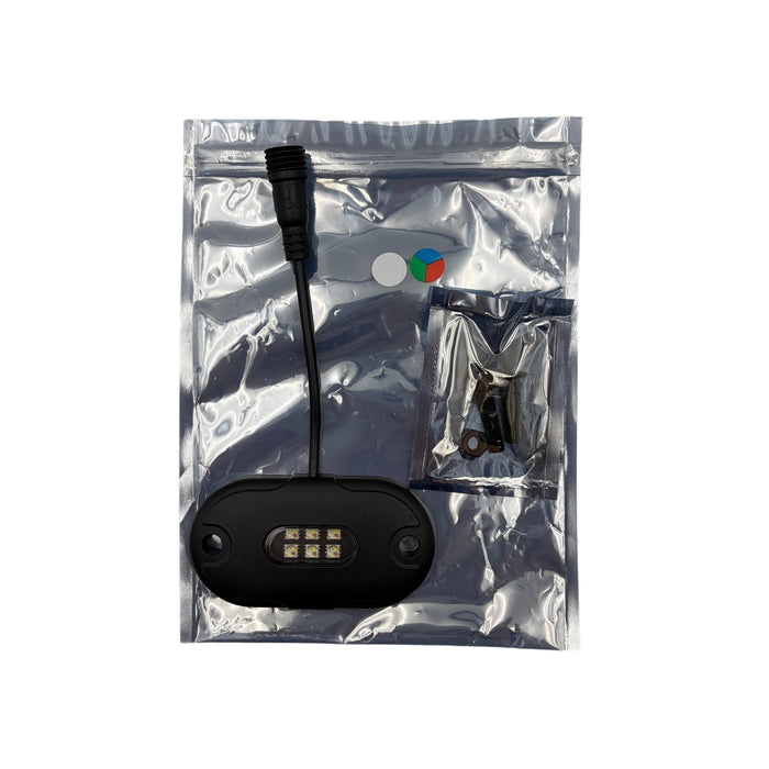 6 LED Plug & Play Extreme Brightness RGBW Rock Light Kit