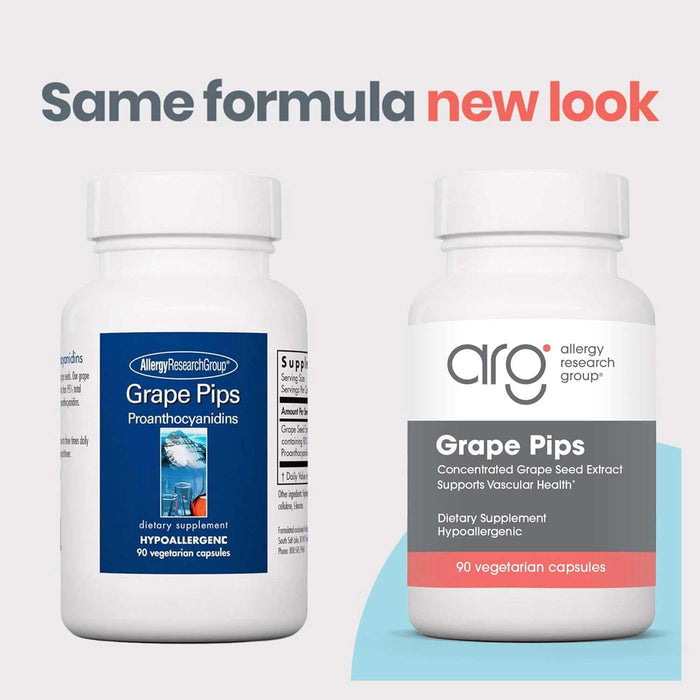 Allergy Research Group Grape Pips New Look