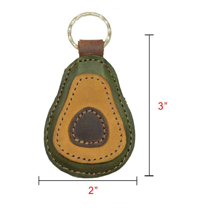 Avocado Keychain - Stockyard X 'The Leather Store'