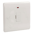 BG 857 White Nexus Moulded Unswi. 13A, DP, Fused Connection Unit with Flex Outlet & Neon