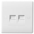 BG 8RJ11-2 2 Gang RJ11 Telephone Socket