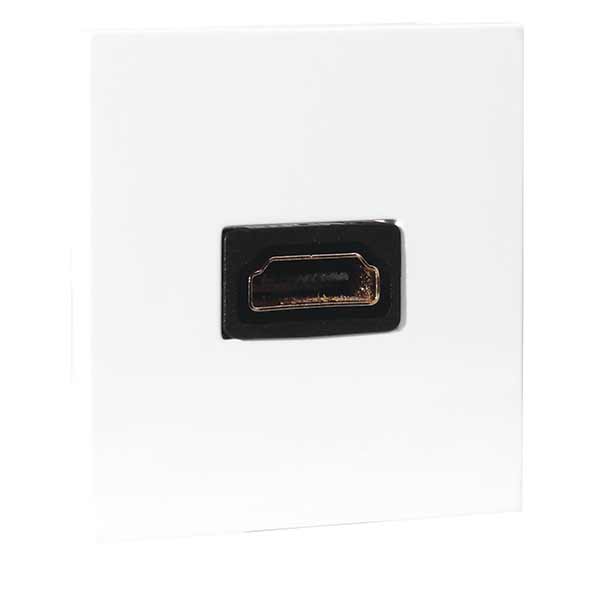 BG EMHDMIW Nexus White Moulded Two Module Female HDMI Outlet