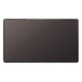 BG FBN95 Screwless Flatplate Black Nickel Double Blank Plate