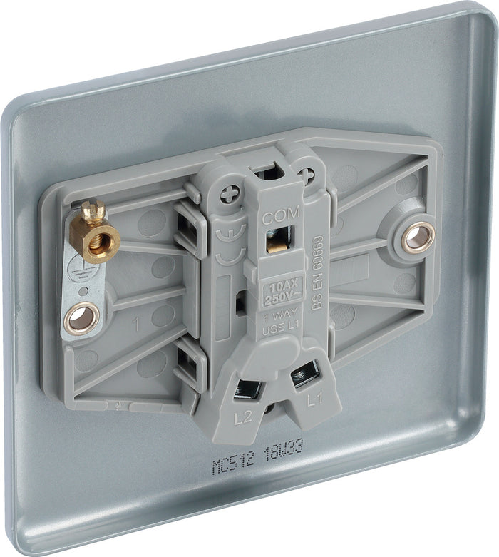 BG MC512 Metal Clad Single Switch, 10Ax 2 Way