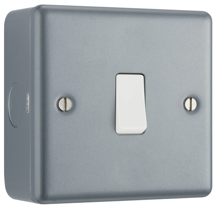 BG MC513 Metal Clad Single Switch, 10A Intermediate Switch