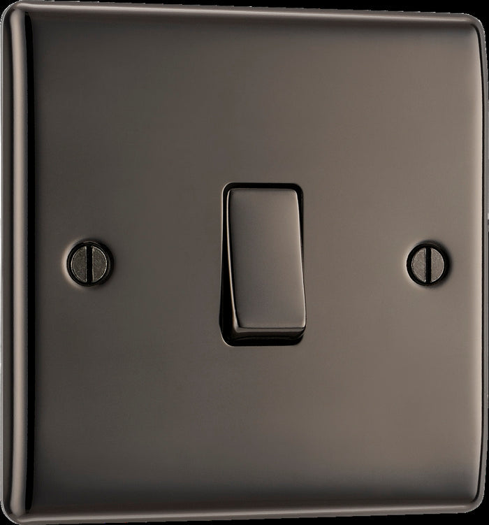 BG NBN13 Nexus Metal Black Nickel Intermediate Switch, 10Ax 2 Way