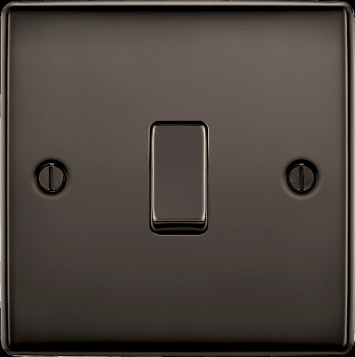BG NBN13 Nexus Metal Black Nickel Intermediate Switch, 10Ax 2 Way