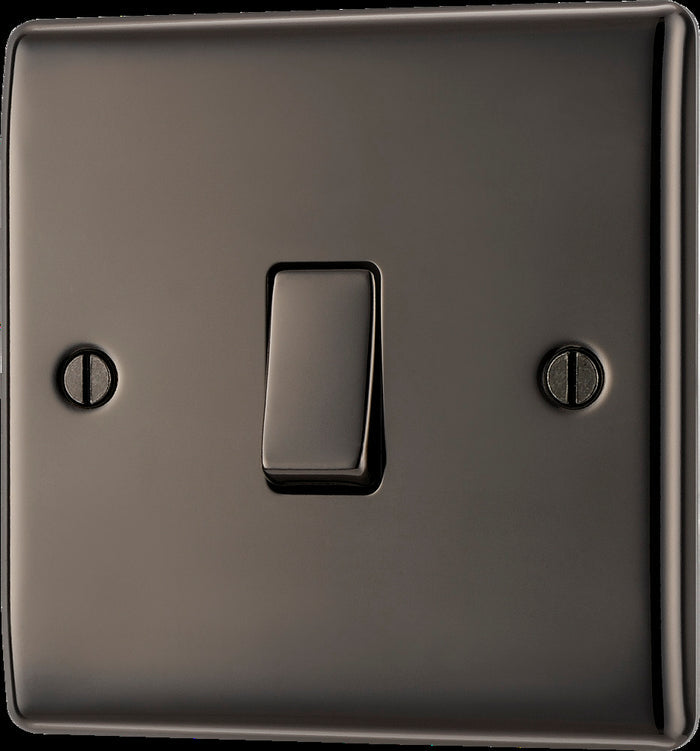 BG NBN13 Nexus Metal Black Nickel Intermediate Switch, 10Ax 2 Way