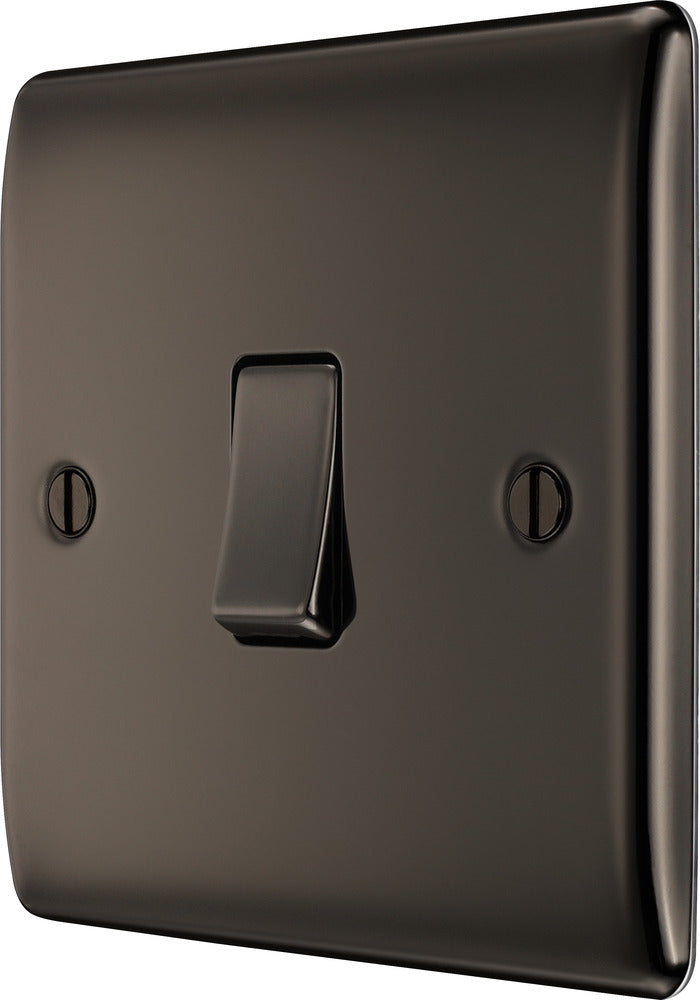 BG NBN13 Nexus Metal Black Nickel Intermediate Switch, 10Ax 2 Way