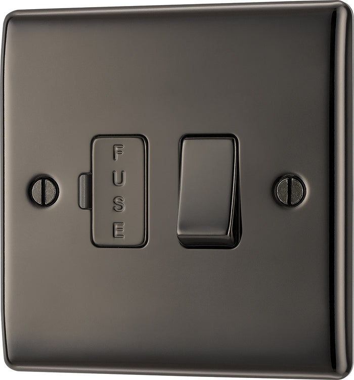 BG NBN50 Nexus Metal Black Nickel Switched 13A Fused Connection Unit