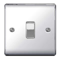 BG NPC13 Nexus Metal Polished Chrome Intermediate Switch, 10Ax 2 Way