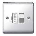 BG NPC50 Nexus Metal Polished Chrome Switched 13A Fused Connection Unit