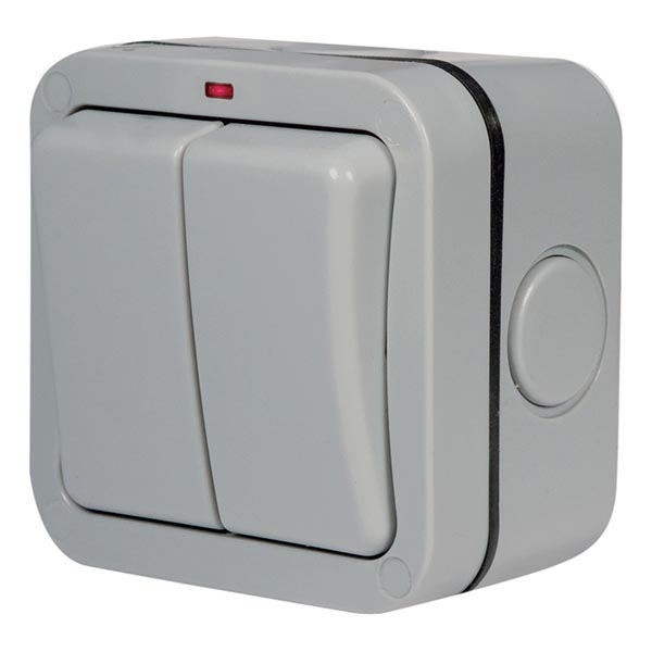 BG WP42 Nexus Storm Weatherproof 2-Gang, 2-Way Switch