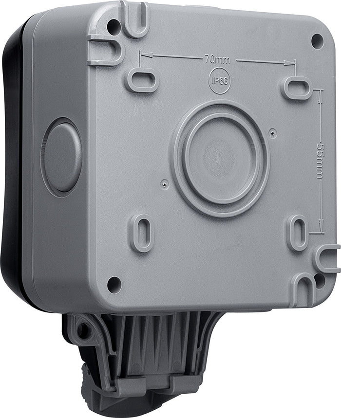 BG WP53 Weatherproof Switched Fused Connection Unit, With Indicator