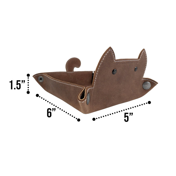 Cat Shape Catchall - Stockyard X 'The Leather Store'