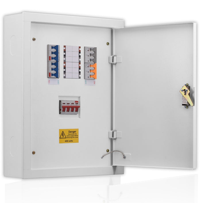Contactum Type B Distribution Board 16 TP Ways  Provision for Iso- Board Rated 125A - DDB125PIR16