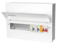 Danson E-MH16433-SPD1 (E-MH5580/SPD1) 16 Mod. (9 Usable Ways) Cons. Unit 100A Swi. Discnr. & 2 x 80A 30mA Type A RCDs + SPD + 8 MCBs