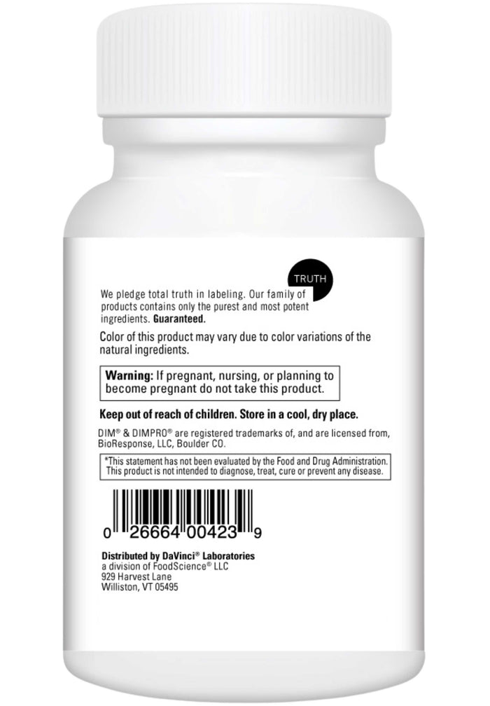 DaVinci Labs DIMPRO 150 mg Back