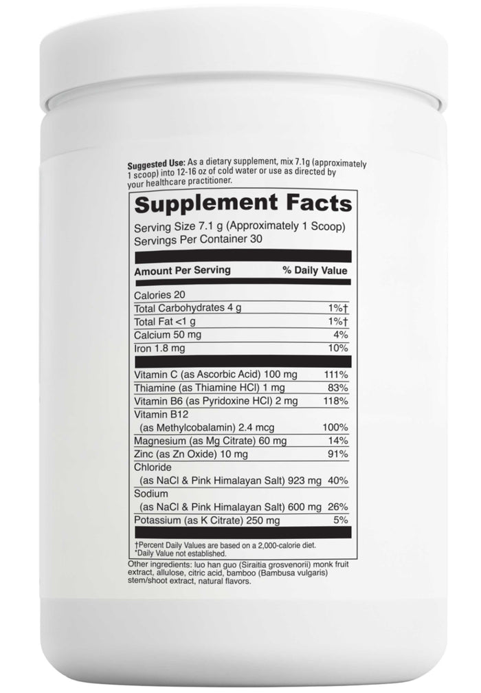 DaVinci Labs Electrolyte Drink Mix Ingredients