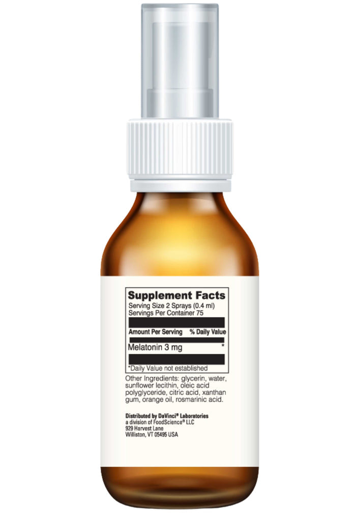 DaVinci Labs Liposomal Melatonin Spray Ingredients
