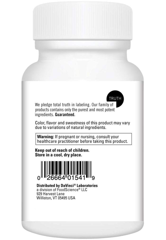 DaVinci Labs Zinc Lozenge + Elderberry Back