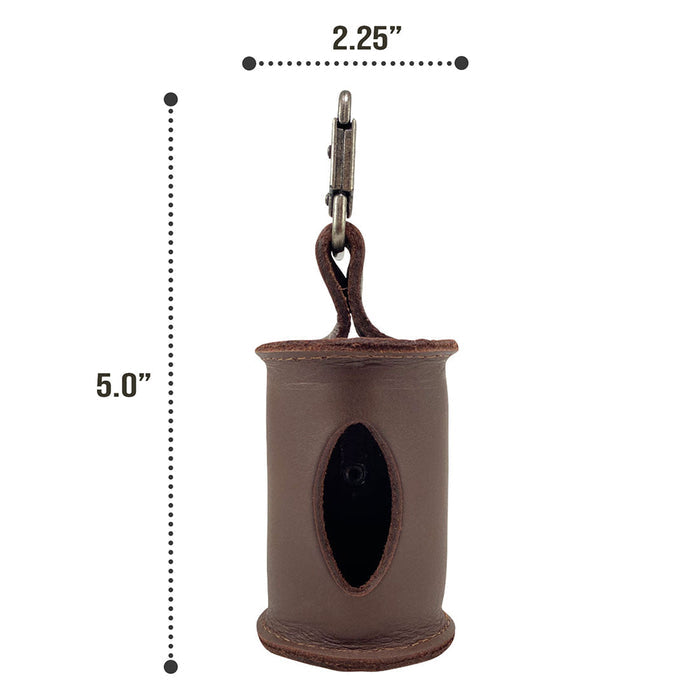Dog Poop Bag Carrier - Stockyard X 'The Leather Store'