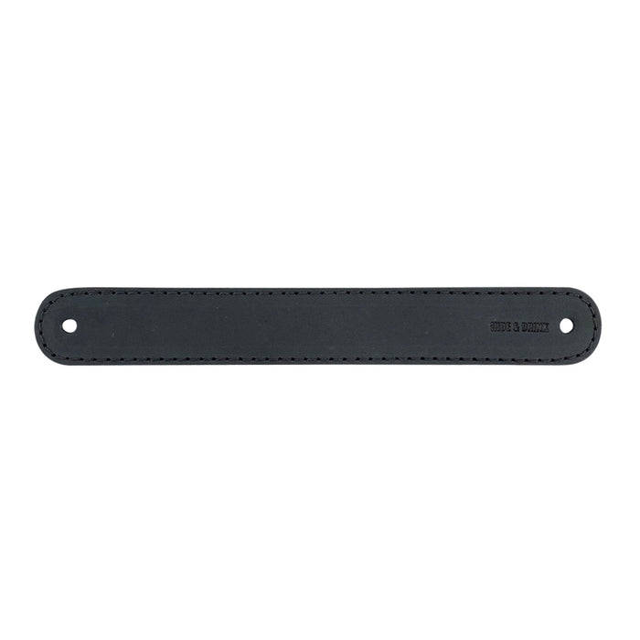 Hide & Drink Drawer Handles (4pk) featuring close-up shots of handmade leather, emphasizing their quality and unique features. Each is easy to install, perfect for stylish home upgrades.