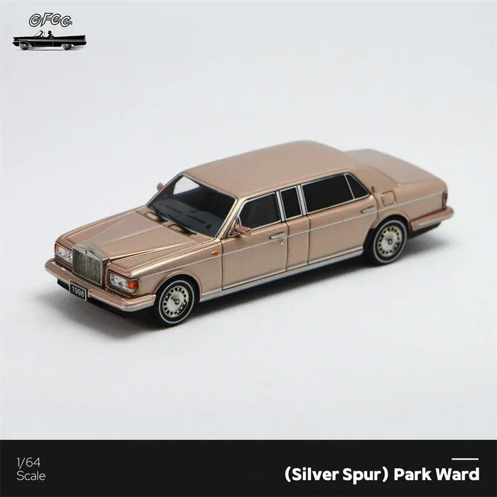 GFCC 1:64 Silver Spur extended version Die-Cast Car Model Miniature Gifts