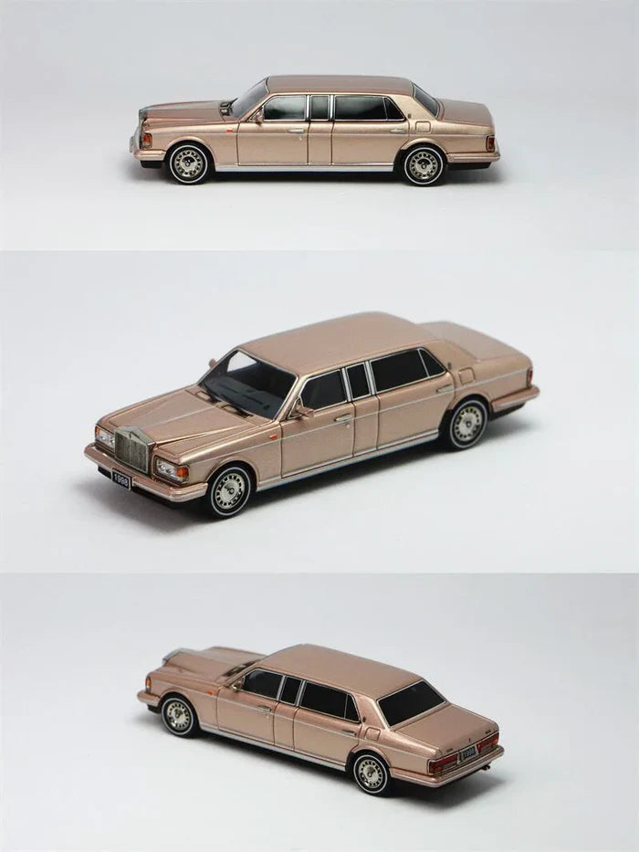 GFCC 1:64 Silver Spur extended version Die-Cast Car Model Miniature Gifts