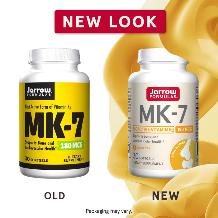 Jarrow Formulas MK-7 180 mcg New Look