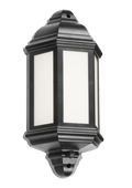 Knightsbridge LED Half Wall Lantern, 230V Rated with PIR, IP54 (LANT4)