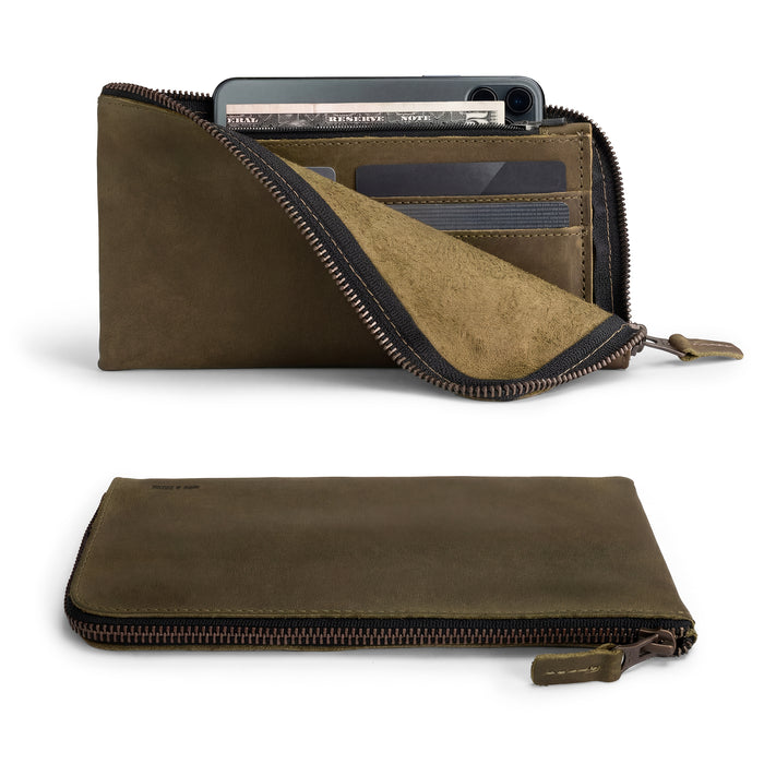 Large Zippered Wallet