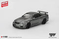 MINI GT 1:64 Skyline Dark Metal Gray BNR34 CRS Die-Cast Car Model Miniature Gifts