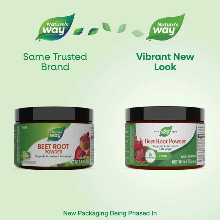 Nature's Way Beet Root Powder New Look