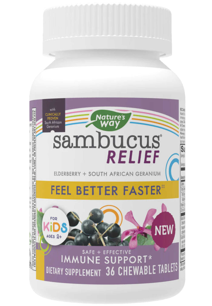 Nature's Way Sambucus Relief Chewables for Kids