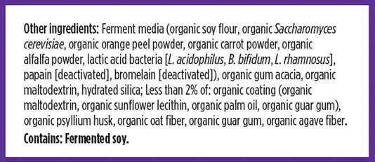 New Chapter One Daily Every Woman's Multivitamin 55+ Ingredients