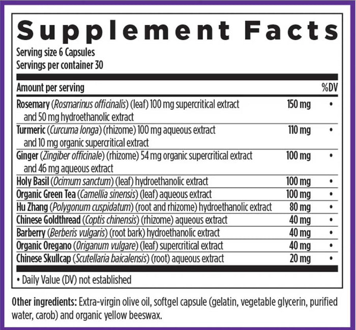 New Chapter Zyflamend Mini Softgels Ingredients