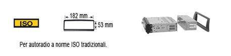 Phonocar 03318 Mascherina 1 DIN per Citroen C5 05-08 Peugeot 407 04-11 colore nero - TechSoundSystem.com