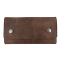 Hide & Drink's Playing Card Case made of Full Grain Leather, featuring a minimalist style with durable design for organizing and storing cards, perfect for travel and poker games. Handmade in La Antigua Guatemala & Oaxaca Mexico, with small batch production and artisan craftsmanship.