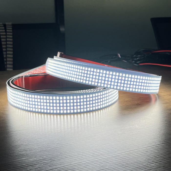 Pure White LED 5 Row Wheel Light Strip
