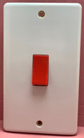 Quadrant Curveline 45A Switch Double Box Size - QC330