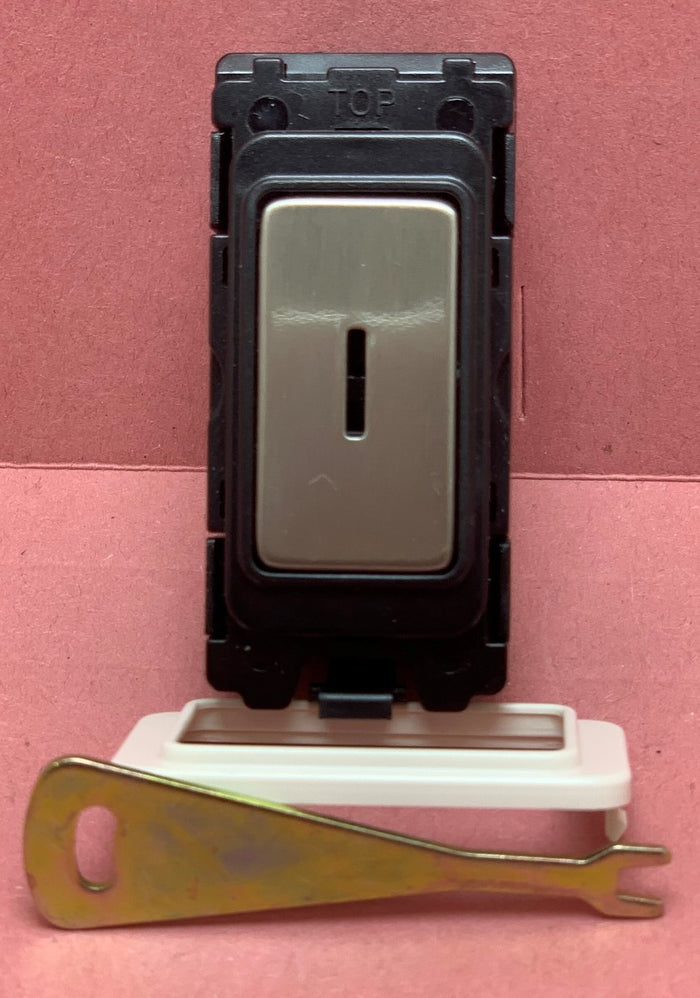 Quadrant Decor Key Switch 20A DP Including Secret Key - QG30KY-SCB