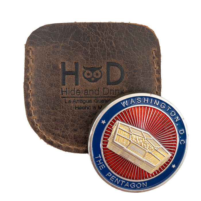 Rounded Coin Case - Stockyard X 'The Leather Store'