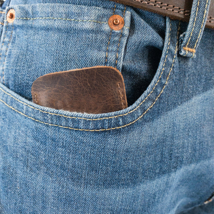 Rounded Coin Case - Stockyard X 'The Leather Store'