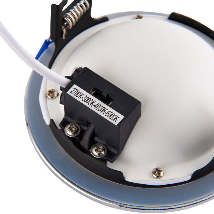 Saxby 112544 OrbitalPRO 4CCT (4-Colour Changing) Polished Chrome Waterproof (IP65) Downlight